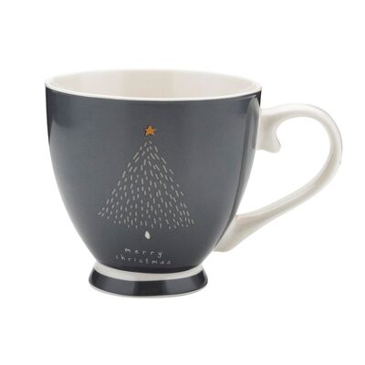 Kubek na nóżce NATALIE 400 ml czarny