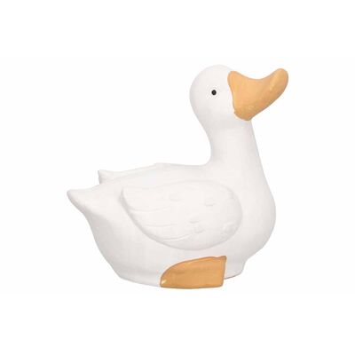 Figurka ceramiczna gęś 19 cm mix wzorów