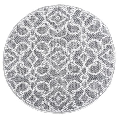 Dywan Clyde 120 cm koło orient szary