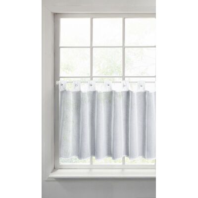 Firana gotowa na szelkach SEVILLA 60 x 150 cm biały