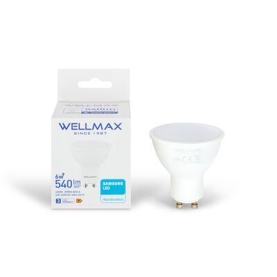 Żarówka LED GU10 6 W barwa zimna Wellmax