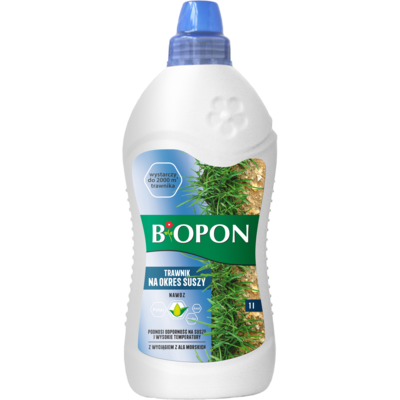 Nawóz do trawnika na okres suszy płyn 1 l BOPON