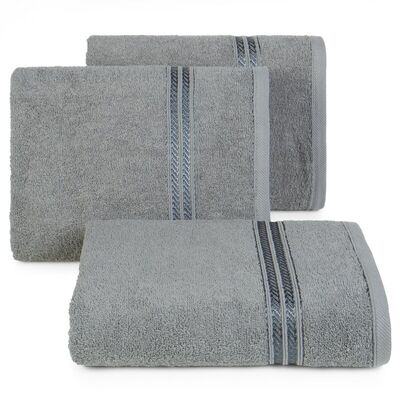Ręcznik frotte Lori 70 x 140 cm stalowy