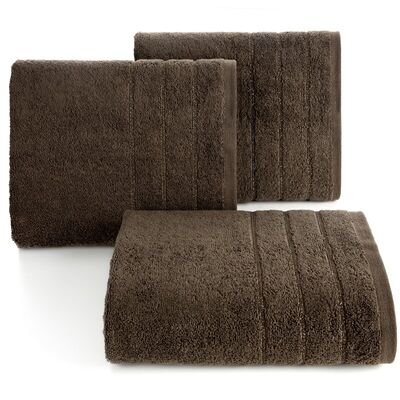 Ręcznik bawełniany Dali 30 x 50 cm ciemnobrązowy