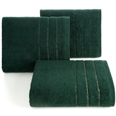 Ręcznik bawełniany Dali 50 x 90 cm ciemnozielony