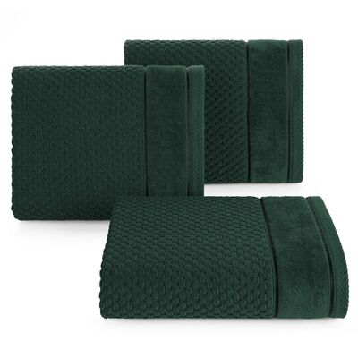 Ręcznik Frida 50 x 90 cm ciemnozielony