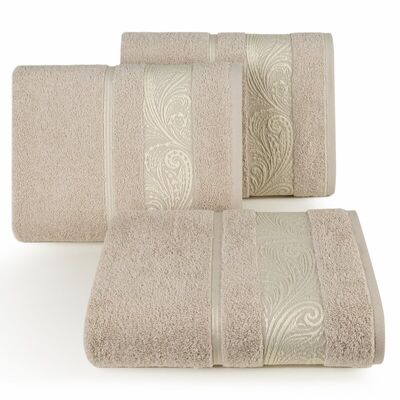 Ręcznik kąpielowy Sylwia 50 x 90 cm beżowy