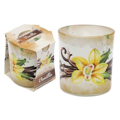 Świeca w szklance powlekana Verona 1322 wanilia