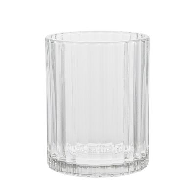 Kubek na szczoteczki szklany 8 x 8 x 10 cm