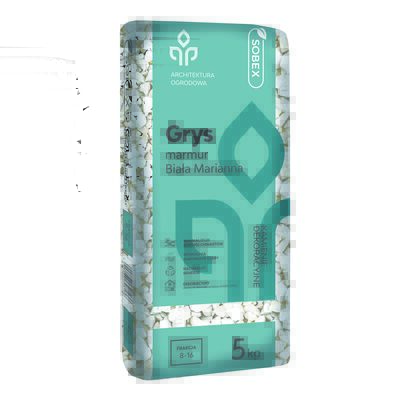 Sobex Grys marmur Biała Marianna 5 kg (8-16)