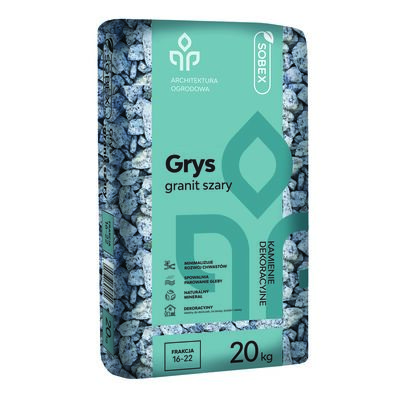 Sobex Grys granit szary 20 kg (16-22)