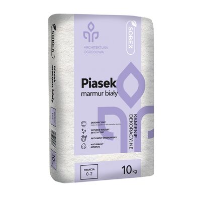 Sobex Piasek marmur biały 10 kg (0-2)