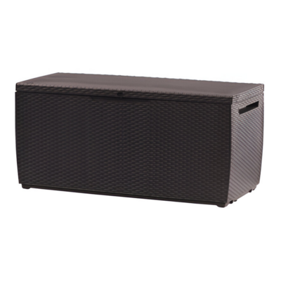 Skrzynia Capri 305 l brązowa 123 x 53,5 x 57 cm