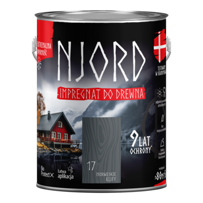 Njord Impregnat do drewna norweskie klify 5 l