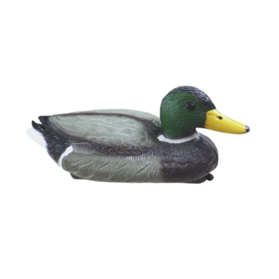 Figurka plastikowa kaczka pływająca 40 x 17 cm szara