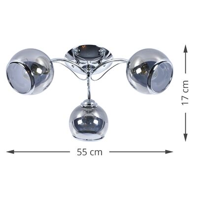 Żyrandol Salvia 3 x E27 chrom