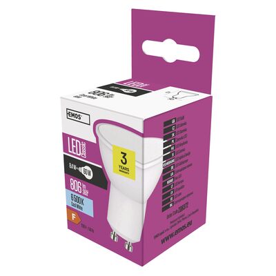 Żarówka LED Classic MR16 8,4 W GU10 zimna biel