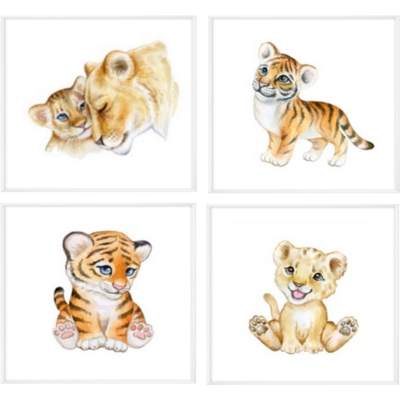 Zestaw obrazów 004, 4 x 20 x 20 cm