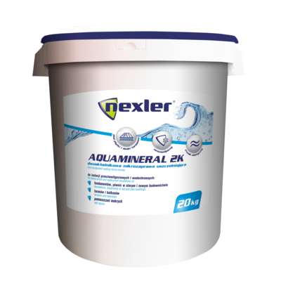 Mikrozaprawa uszczelniająca dwuskładnikowa Aquamineral 2K 20 kg Nexler