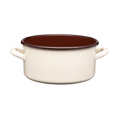 Rondel emaliowany gładki GORDON 22 cm/4,0 l