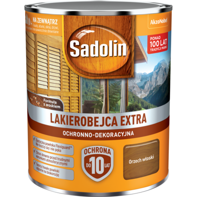 Sadolin Lakierobejca Ochronno-Dekoracyjna Extra Orzech Włoski 0,75 l