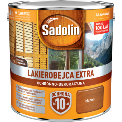 Sadolin Lakierobejca Ochronno-Dekoracyjna Extra Mahoń 2,5 l