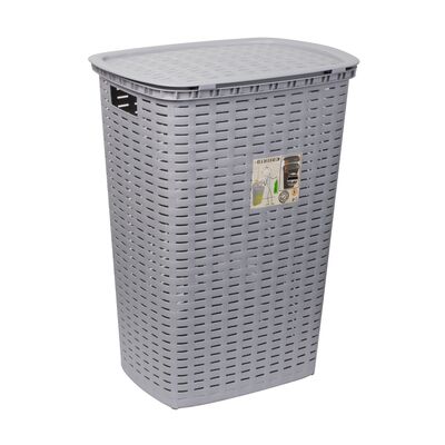 Kosz do bielizny Felix 54 l szary