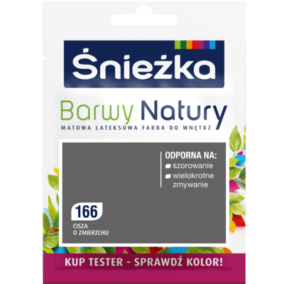 Śnieżka Farba lateksowa Barwy Natury TESTER cisza o zmierzchu 166 25 ml