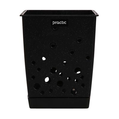 Ociekacz do sztućców z podstawką czarny