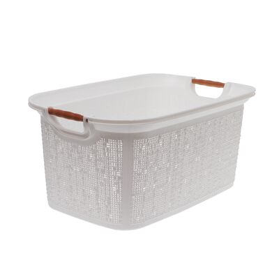 Kosz na pranie Tonga 30 l biały