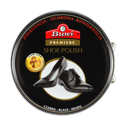 Pasta do obuwia czarna 40 ml Buwi Premiere