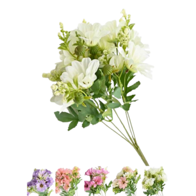 Bukiet gerber 6 głóek 37 cm mix kolorów