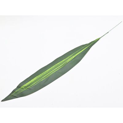 Liść ozdobny pojedynczy 65 cm zielony
