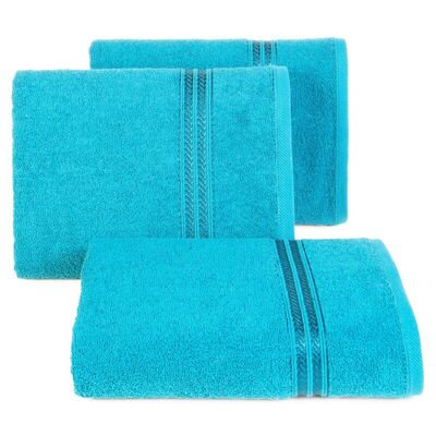 Ręcznik frotte Lori 70 x 140 cm turkusowy