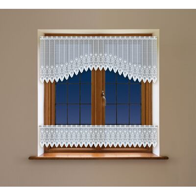 Firana gotowa 30 x 300 cm biały