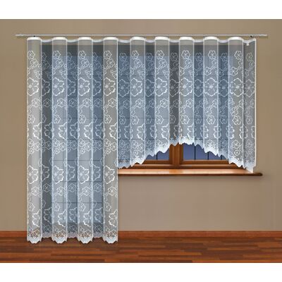 Firanka gotowa 150 x 300 cm biały