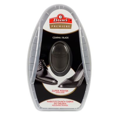 Gąbka nabłyszczająca do obuwia czarna Buwi Premiere
