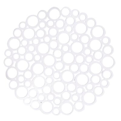 Kratka do zlewu okrągła biała PRACTIC