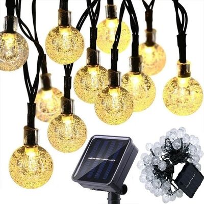 Girlanda ogrodowa solarna Party Light 10 LED 3,8 m ciepły biały