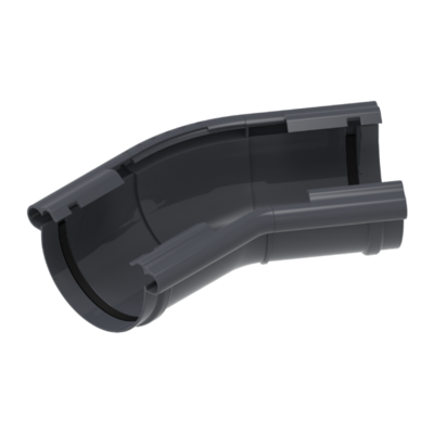 Narożnik regulowany 120-145° uniwersalny 130 PVC RAL7016 KROP