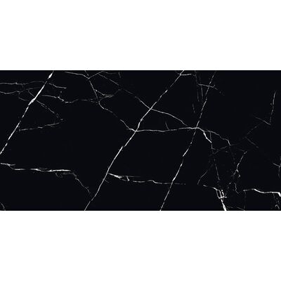 Gres szkliwiony ALASKA BLACK 60 x 120 cm rektyfikowany HIGH GLOSSY
