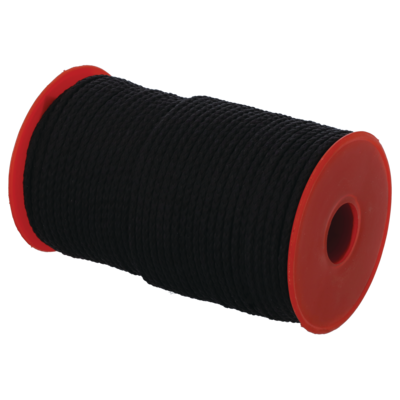 Kord czarny 3 mm