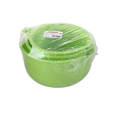 Komplet 3 misek okrągłych seledynowy