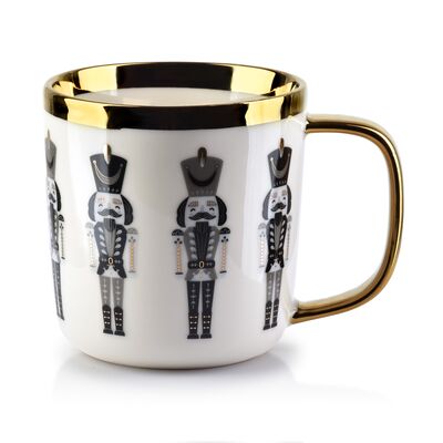 Kubek SANTA LILA 360 ml Dziadek szary