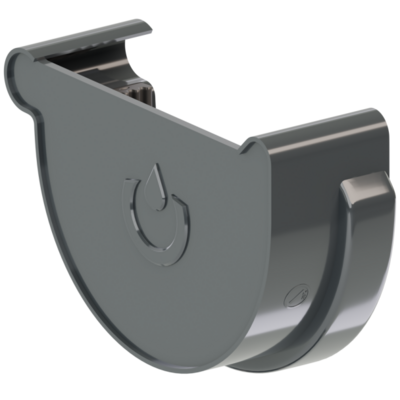 Denko prawe 100 PVC RAL8017 KROP