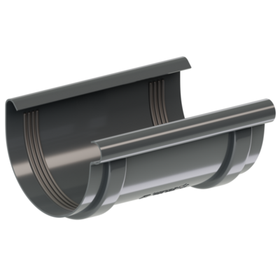 Łącznik rynny 100 PVC RAL8017 KROP