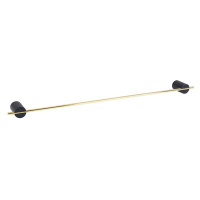 Wieszak kąpielowy SINTRA 60CM czarny/złoty