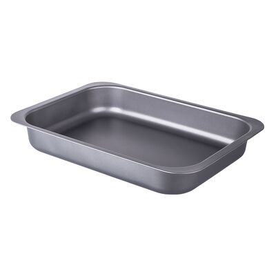 Forma do pieczenia tłoczona 36 x 26 cm non-stick szara