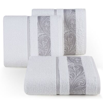 Ręcznik kąpielowy Sylwia 50 x 90 cm biały