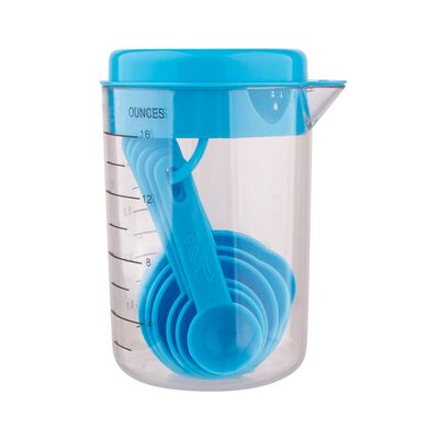 Kubek z miarką + zestaw 6 miarek Altomdesign